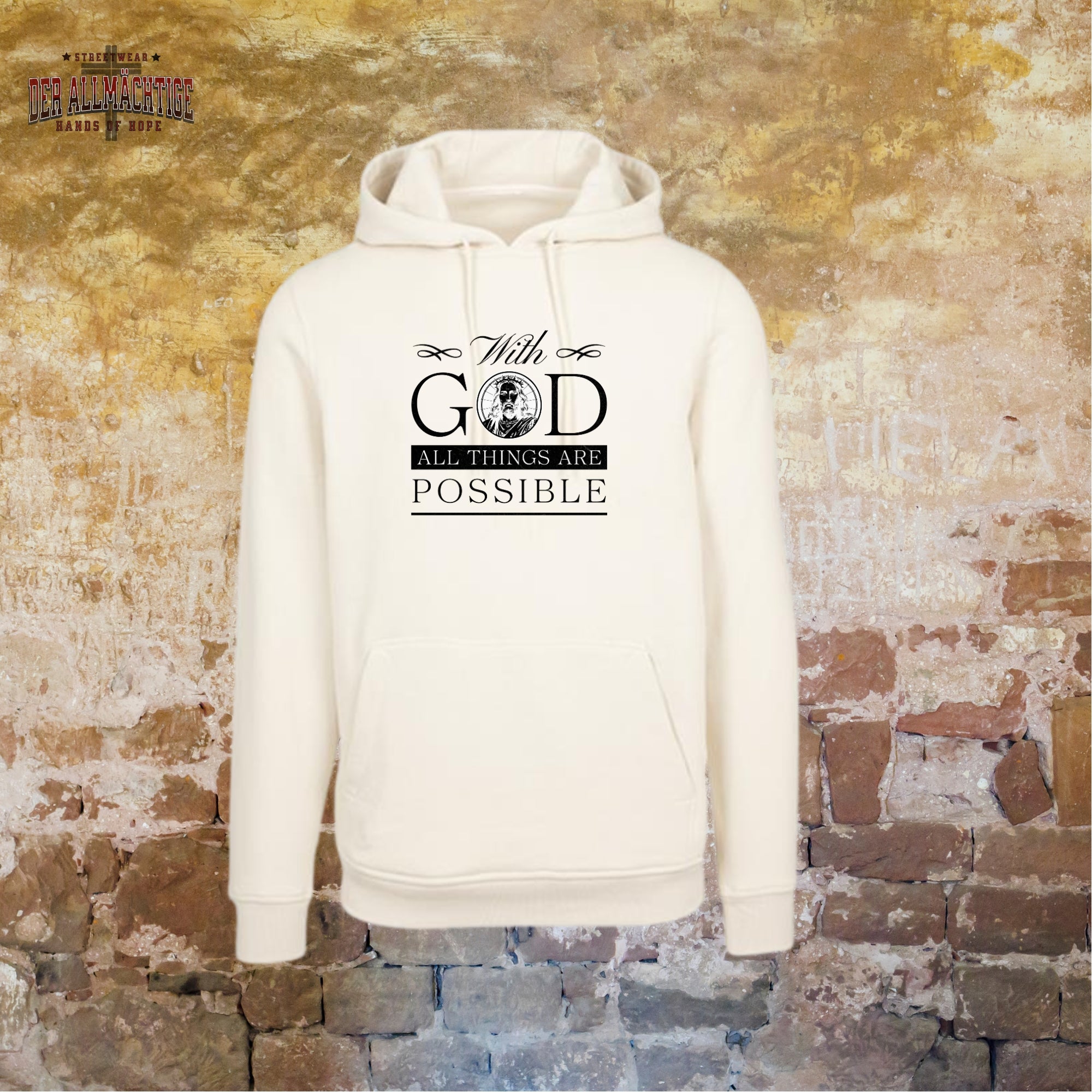 With God all Things are possible Herren Hoodie