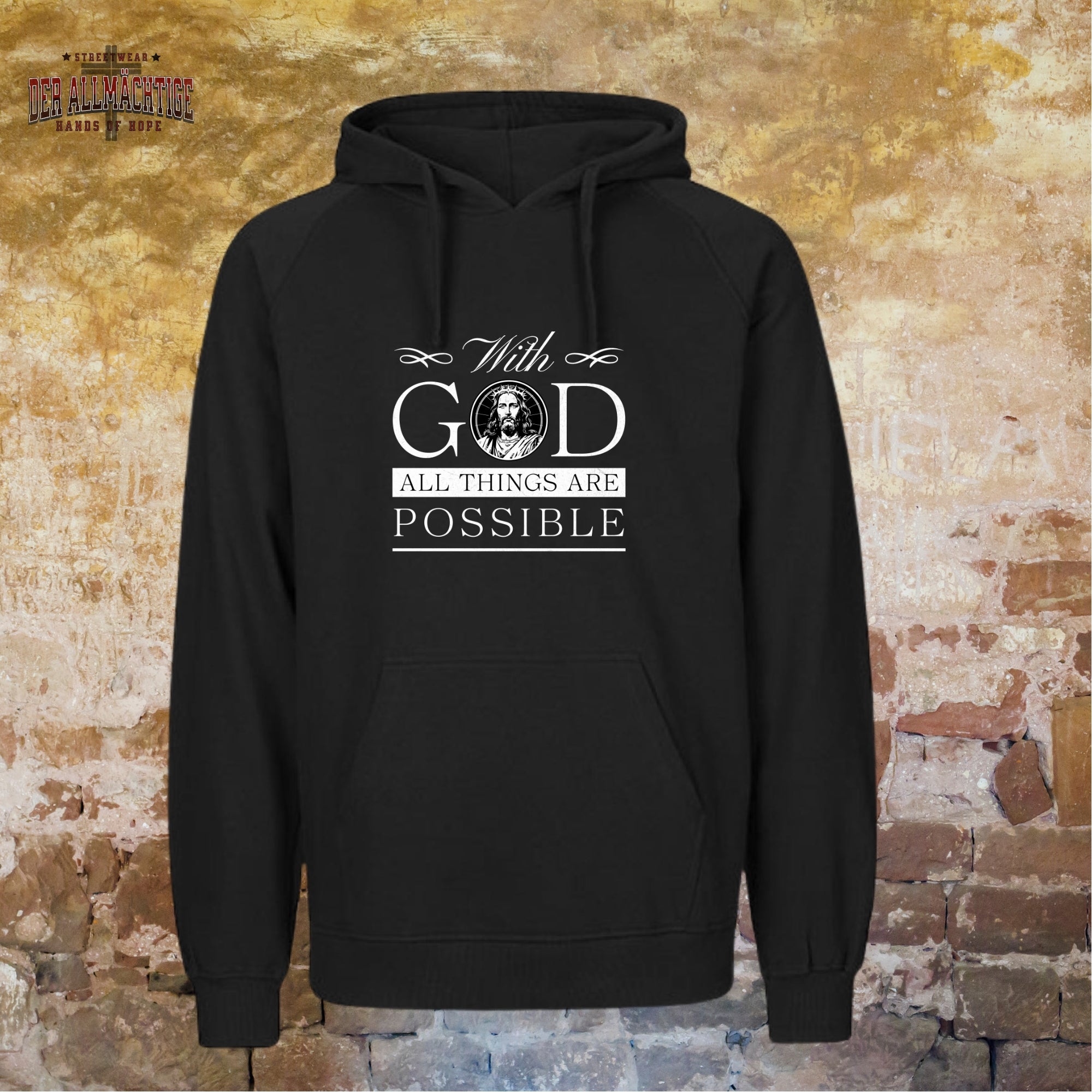 With God all Things are possible Herren Hoodie