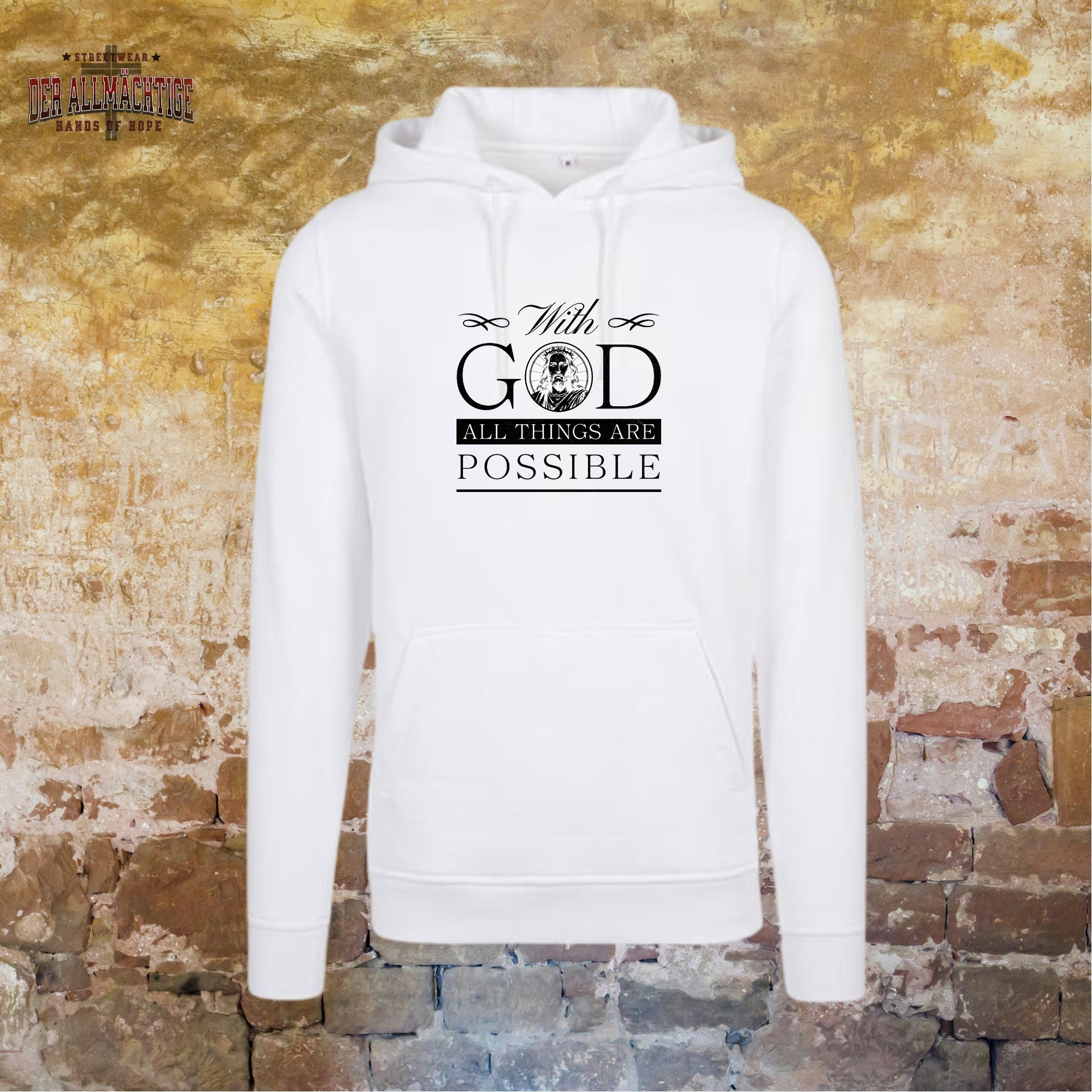 With God all Things are possible Herren Hoodie