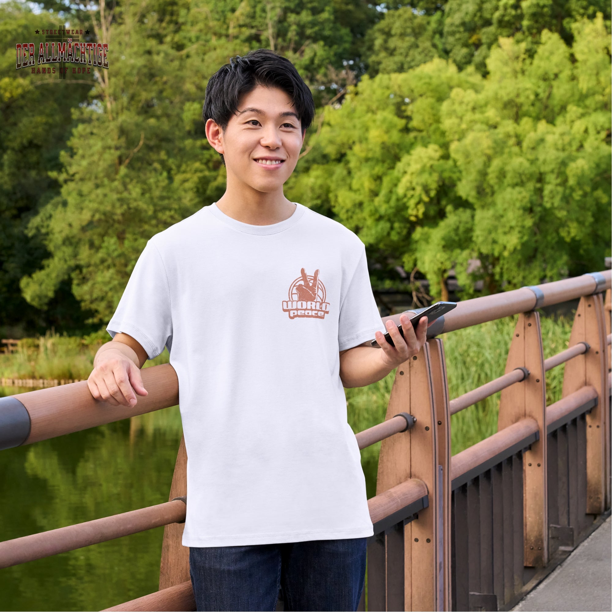 World Peace Herren Premium Tshirt