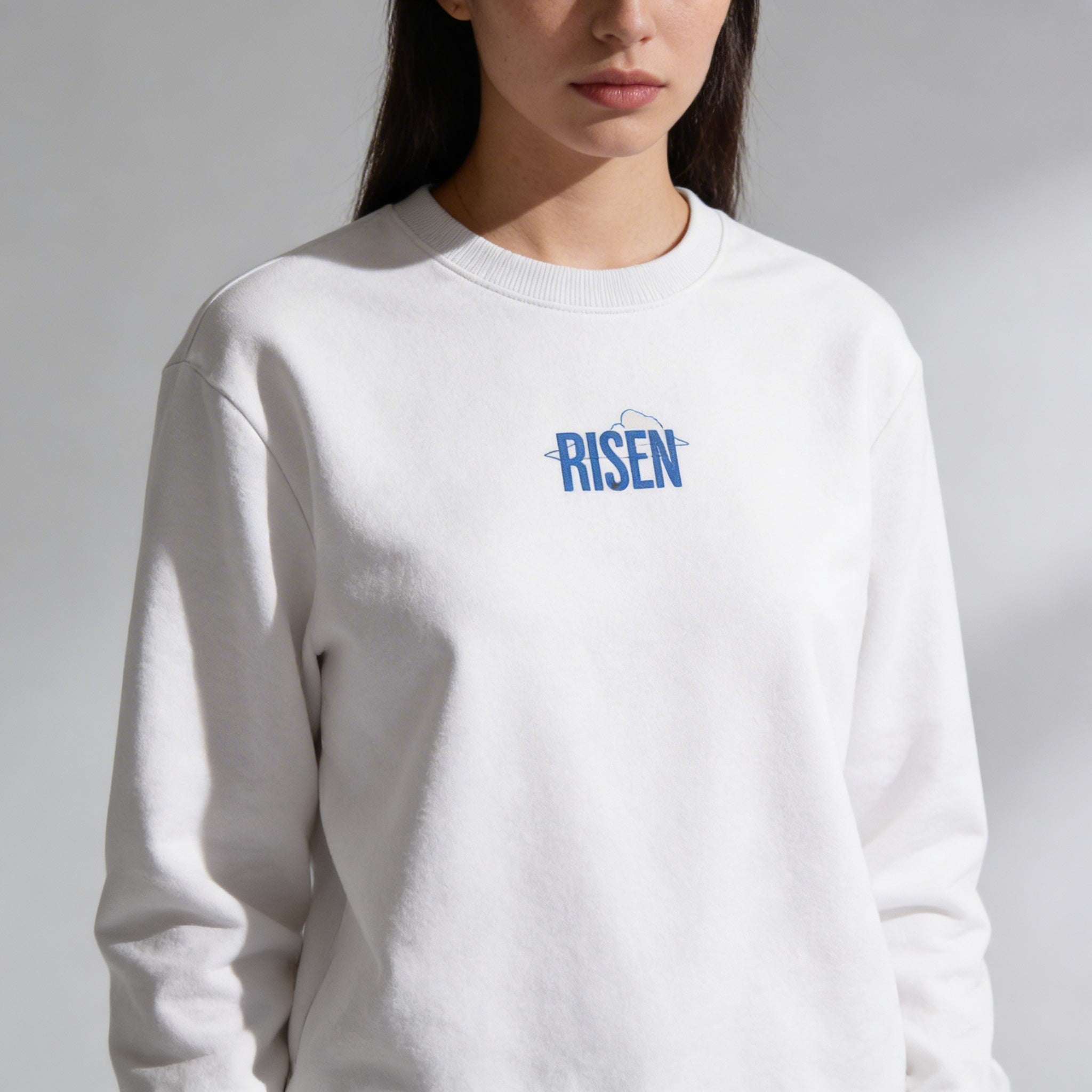 Christliches Damen Sweatshirt – He is Risen - Christliches Statement