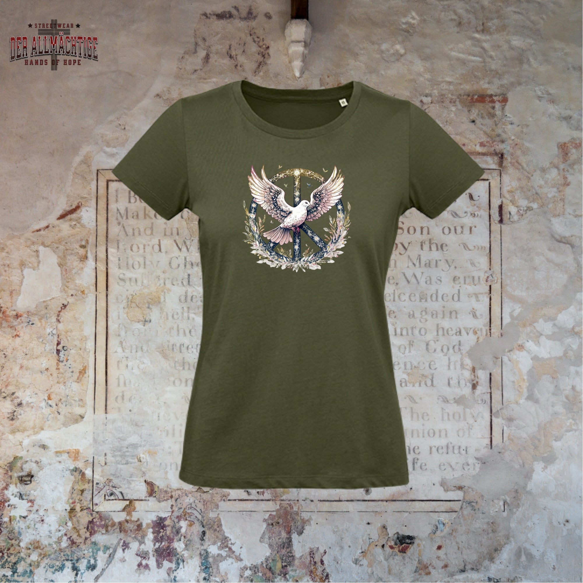 Frieden Gottes Damen Premium Tshirt