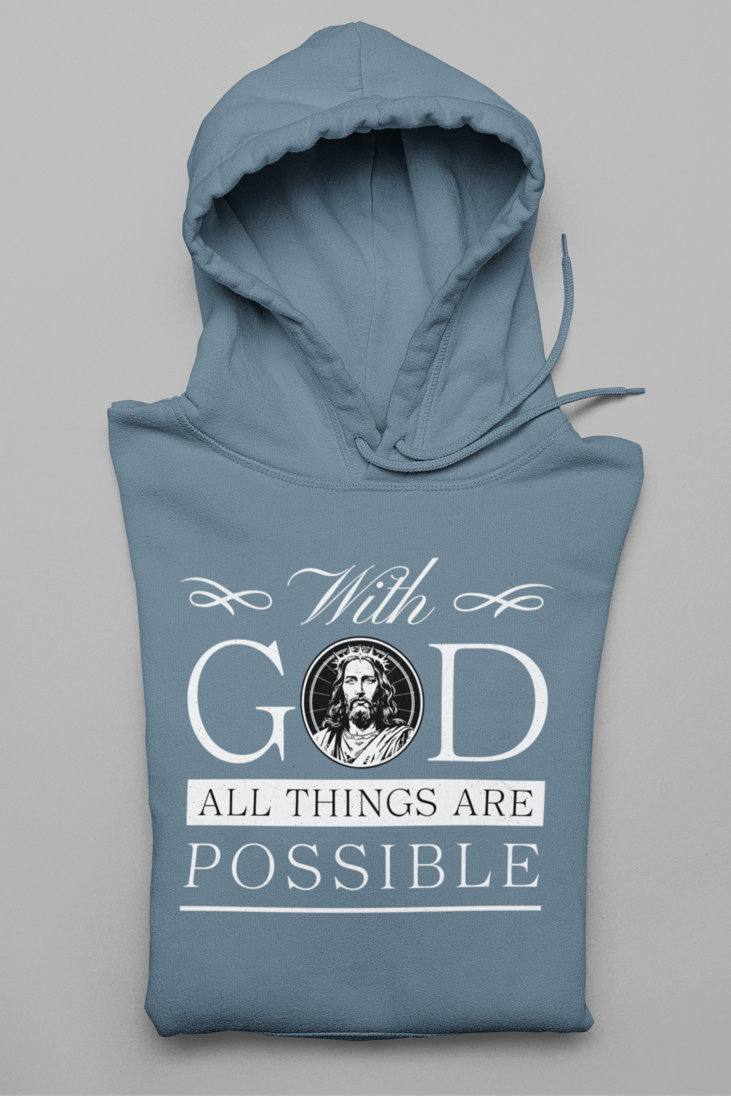 With God all Things are possible Herren Hoodie