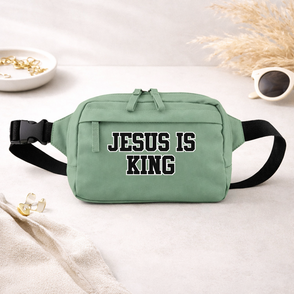 Jesus is King - Premium Bauchtasche
