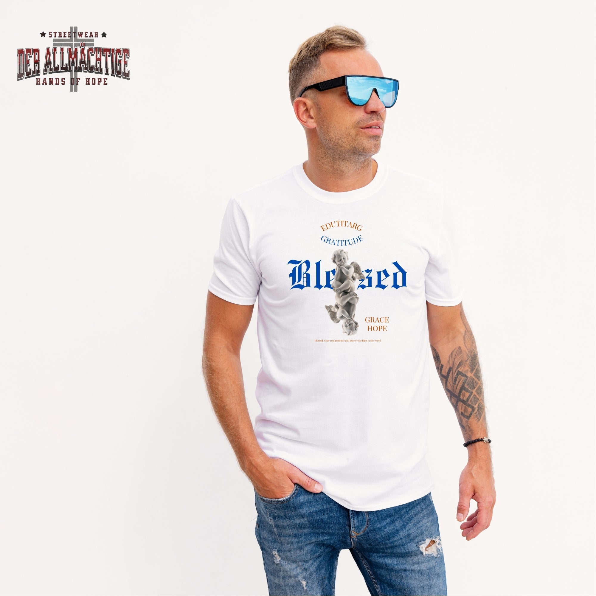 Blessed Herren Premium Tshirt