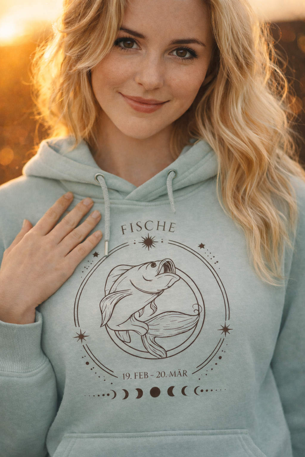 Sternzeichen Fische - Damen Hoodie