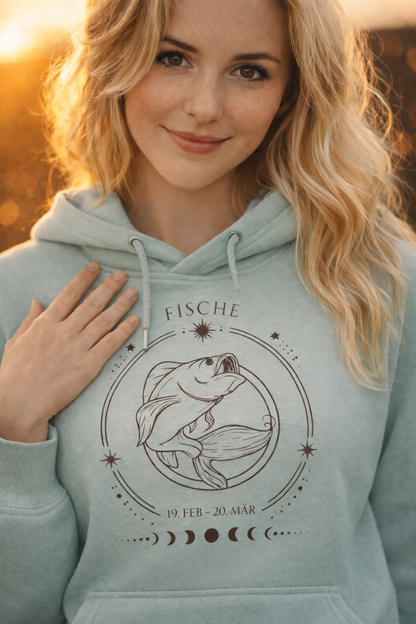 Sternzeichen Fische - Damen Hoodie