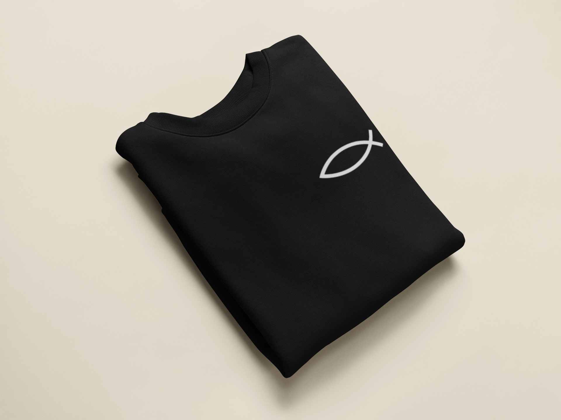 Echaristischer Fisch Herren Sweatshirt