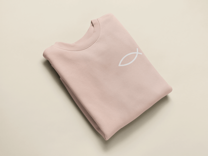 Eucharistischer Fisch  Damen Sweatshirt