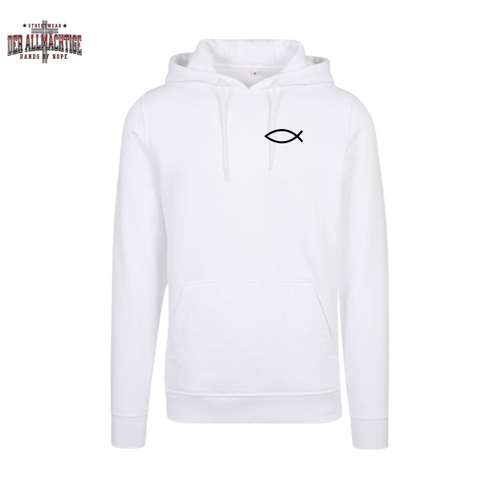 Eucharistischer Fisch Damen Hoodie