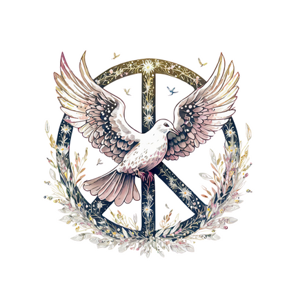 Glaubenssticker - Peacezeichen