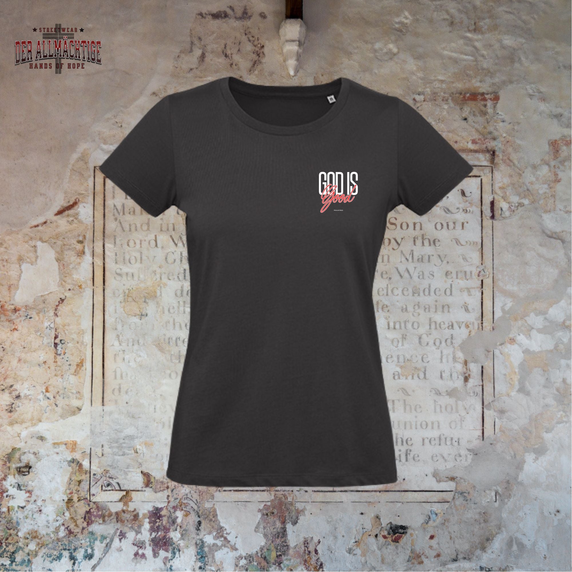 God is Good Damen Premium Tshirt