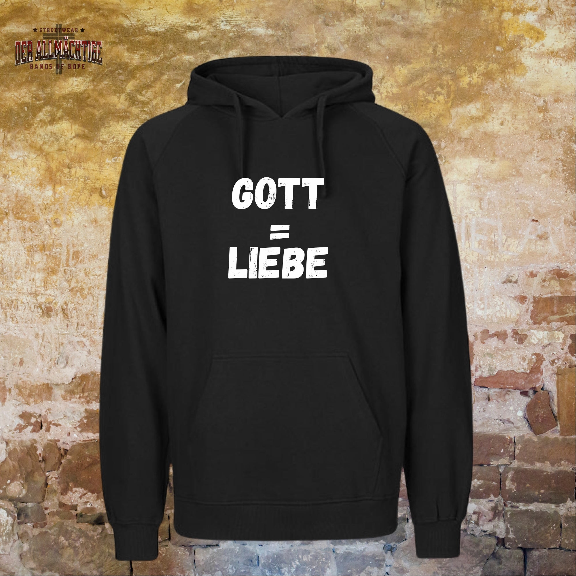 Gott = Liebe Herren Hoodie