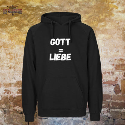 Gott = Liebe Herren Hoodie