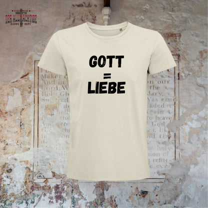 Gott = Liebe Herren Premium Tshirt
