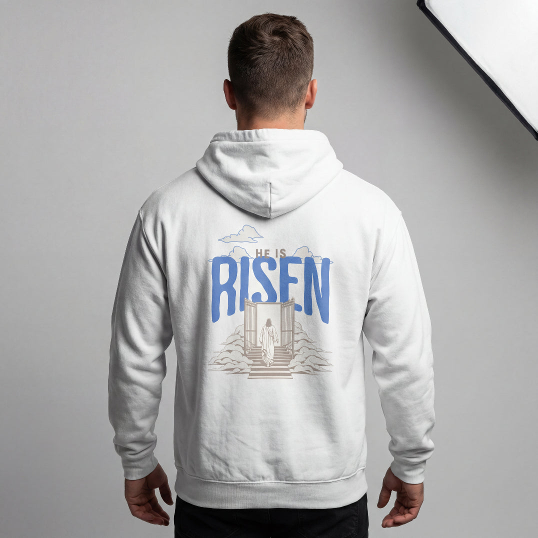 Christlicher Herren Hoodie He ist Risen | Christian Streetwear