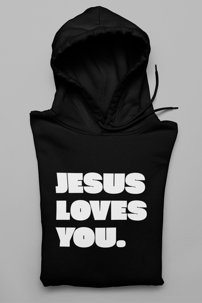 Jesus Loves You.  - Herren Hoodie