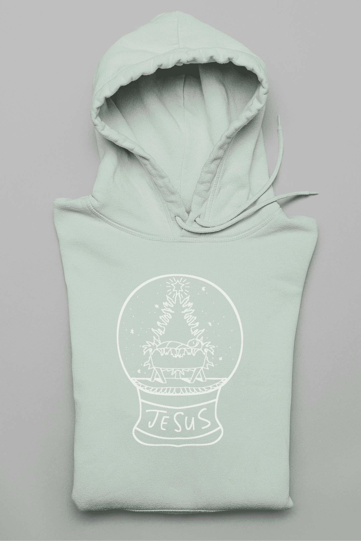 Schneekugel Damen Hoodie