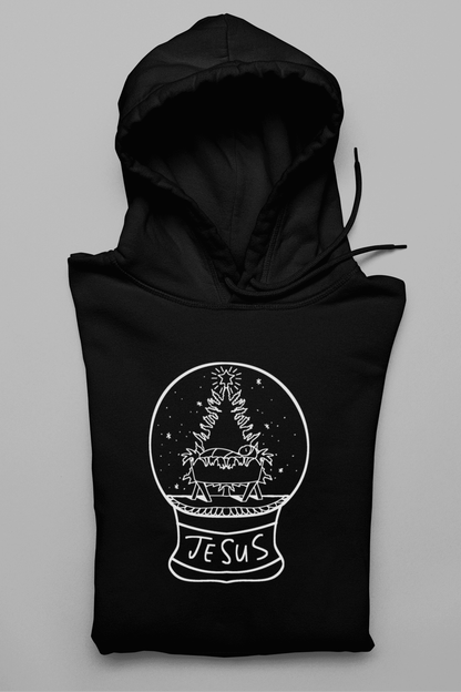 Schneekugel Damen Hoodie