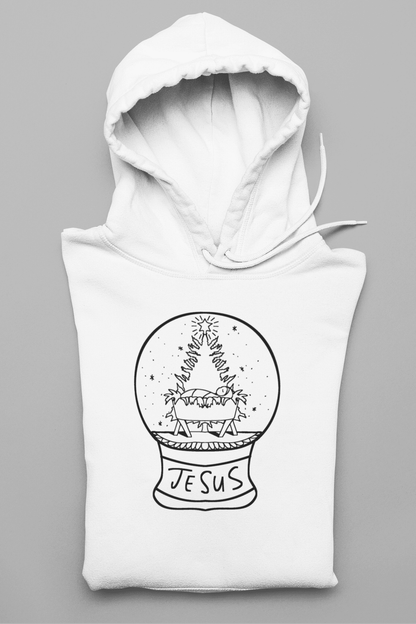 Schneekugel Damen Hoodie