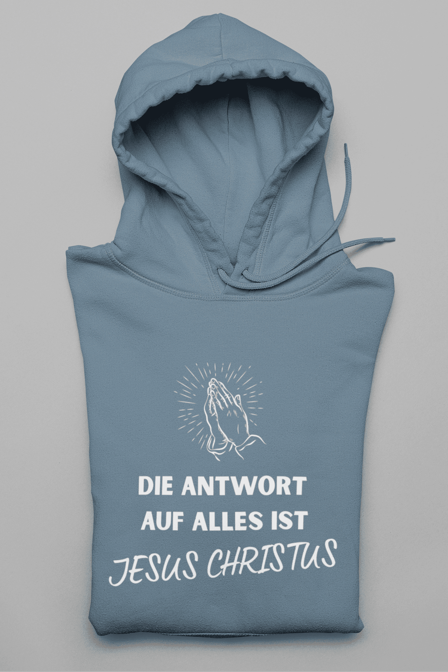 Die Antwort auf alles ist Jesus - Herren Hoodie