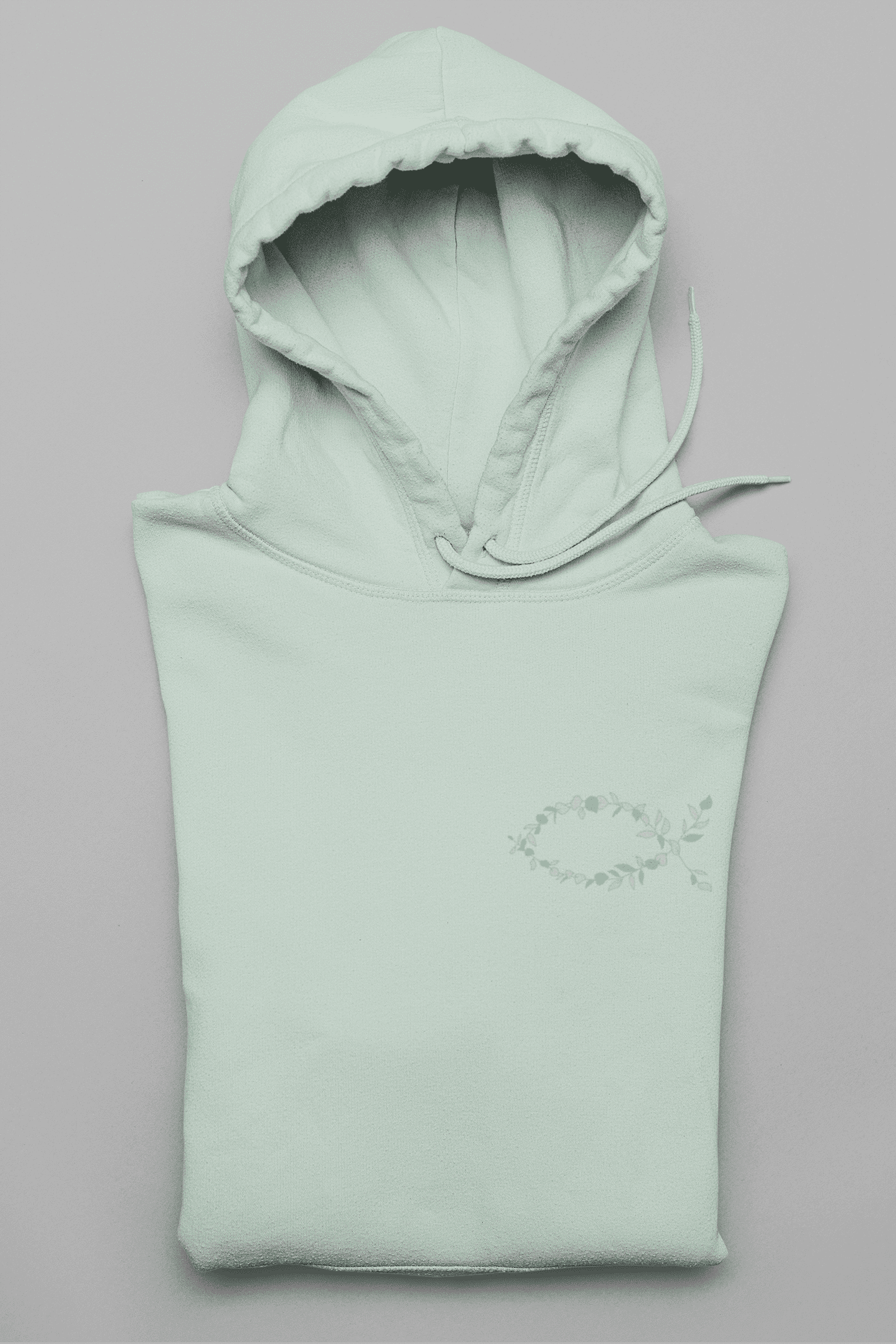 Eucharistischer Fisch Pflanzen -Damen Hoodie