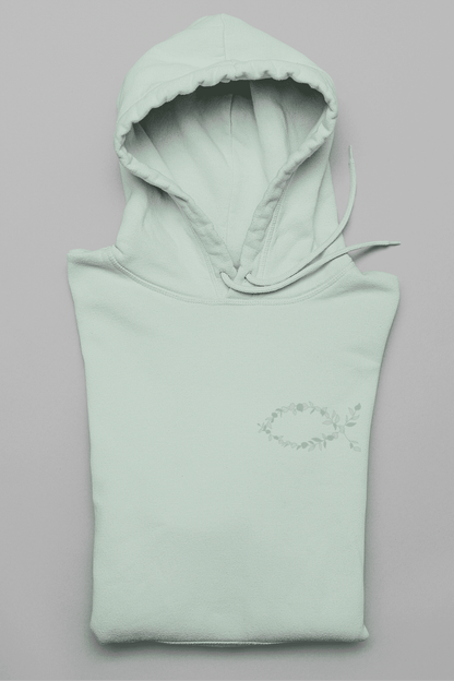 Eucharistischer Fisch Pflanzen -Damen Hoodie