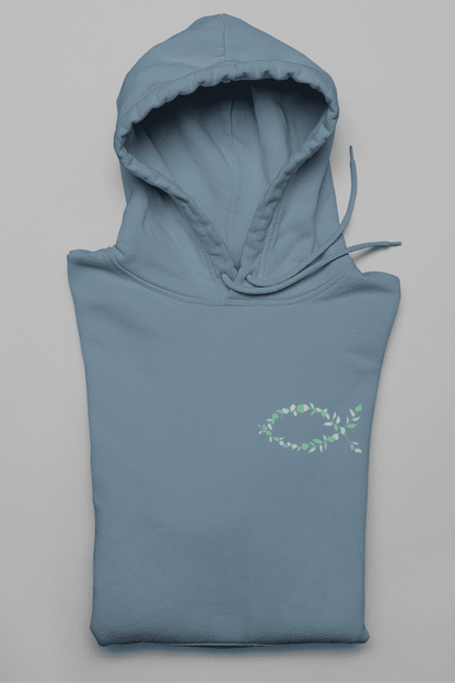 Eucharistischer Fisch Pflanzen -Herren Hoodie