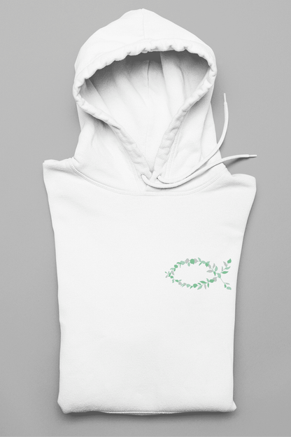 Eucharistischer Fisch Pflanzen -Herren Hoodie