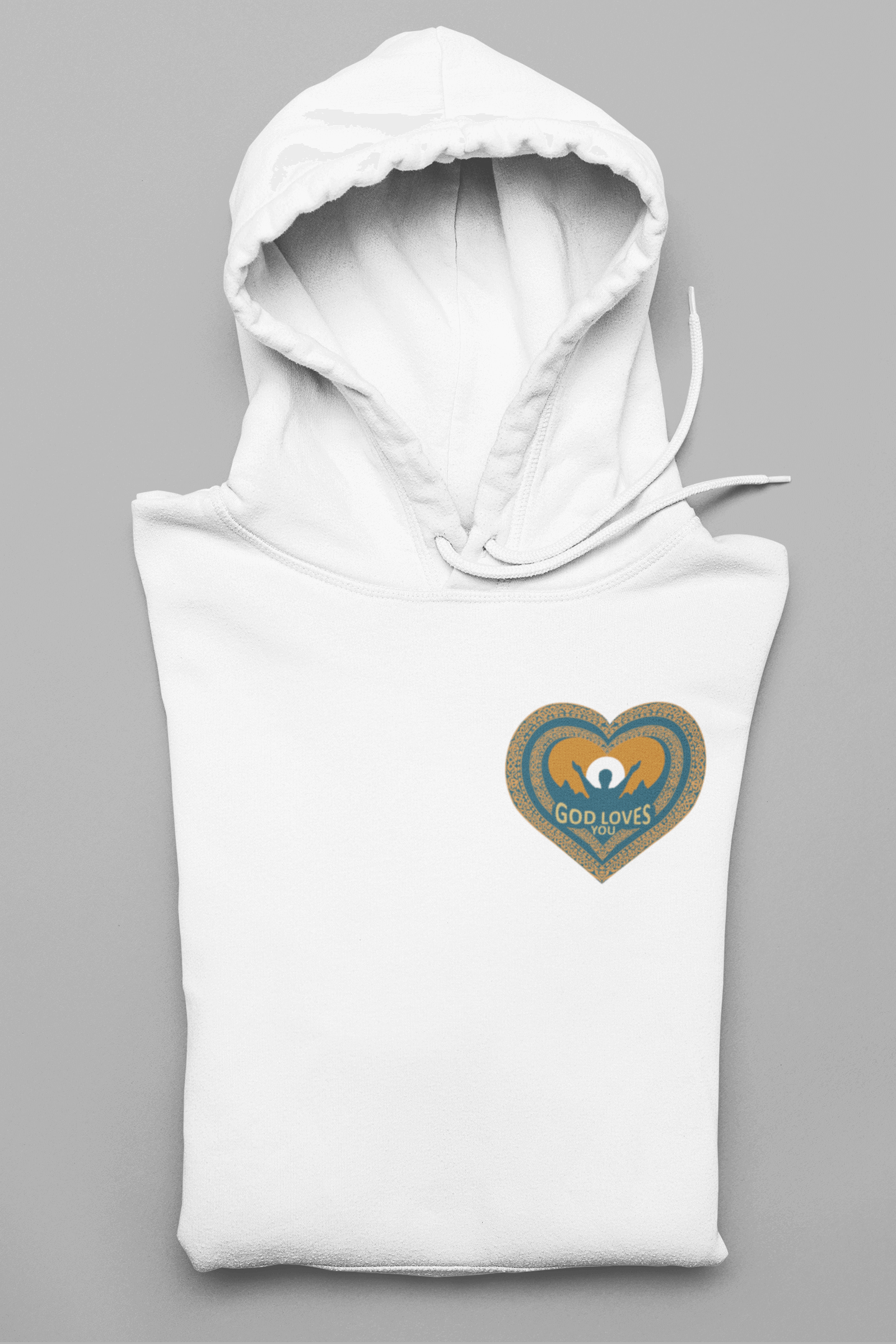 God Loves You Hoodie Damen