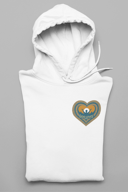 God Loves You Hoodie Damen