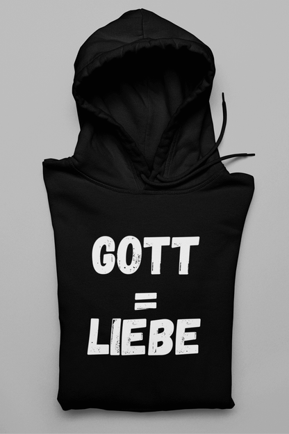 Gott = Liebe Herren Hoodie