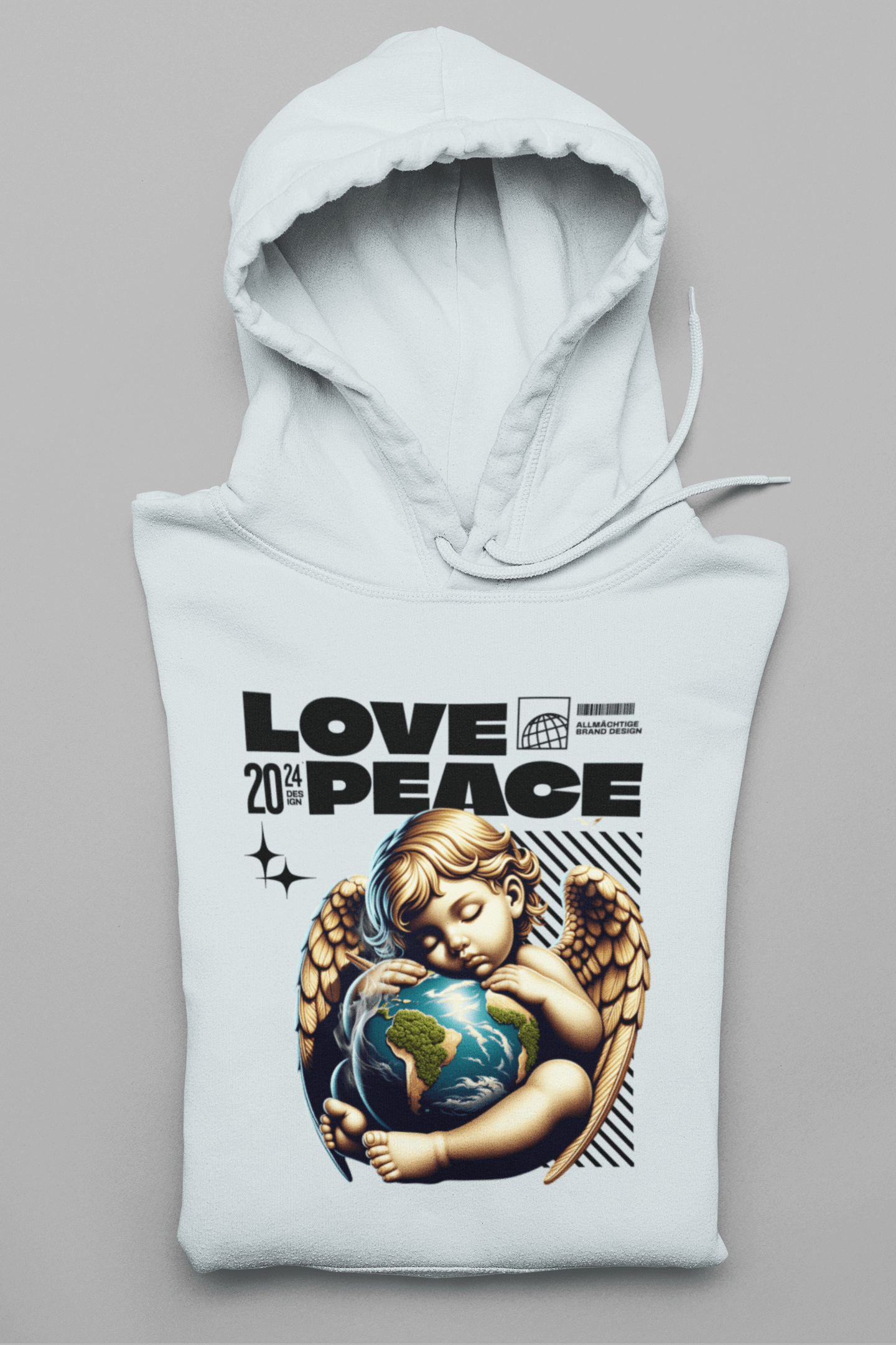Peace & Love Damen Hoodie