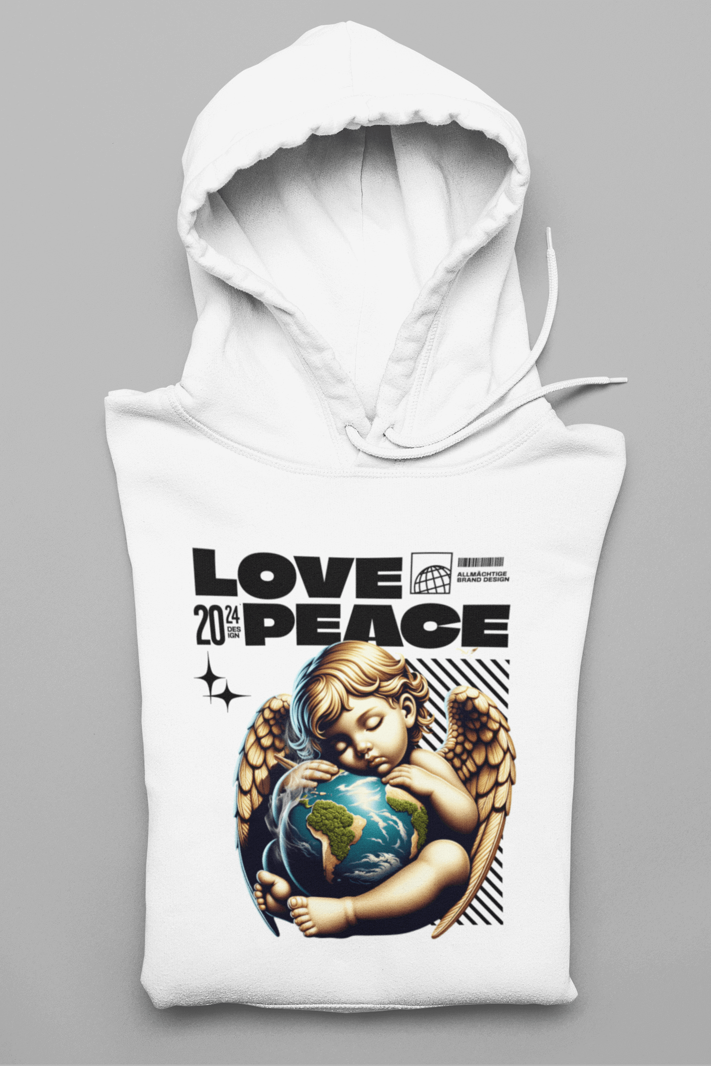 Peace & Love Damen Hoodie