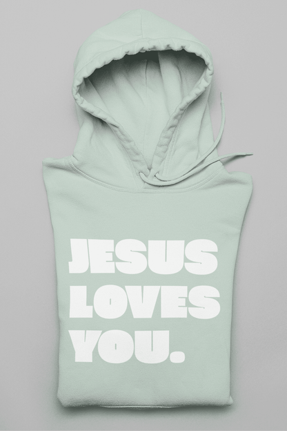 Jesus Loves You.  - Herren Hoodie