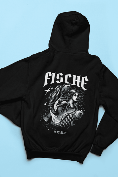 Sternzeichen Fische Backprint - Damen Hoodie