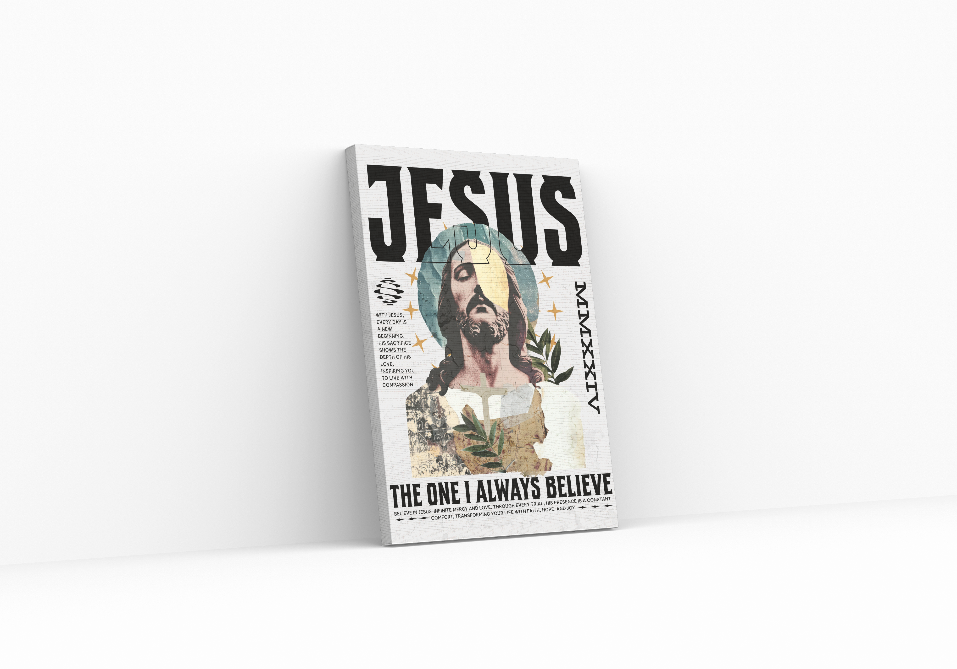 Leinwand - Jesus the one i always believe