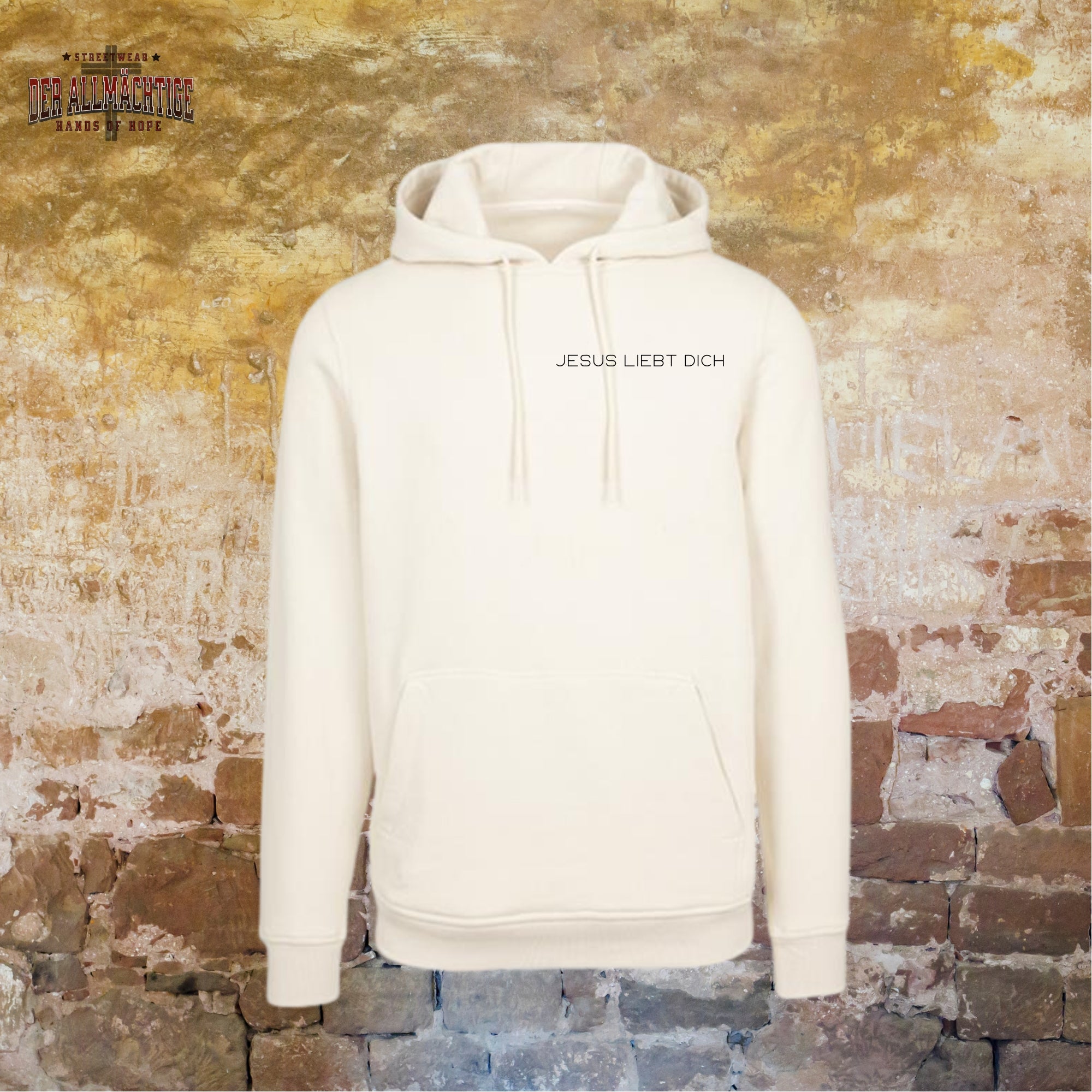 Jesus liebt dich Herren Hoodie