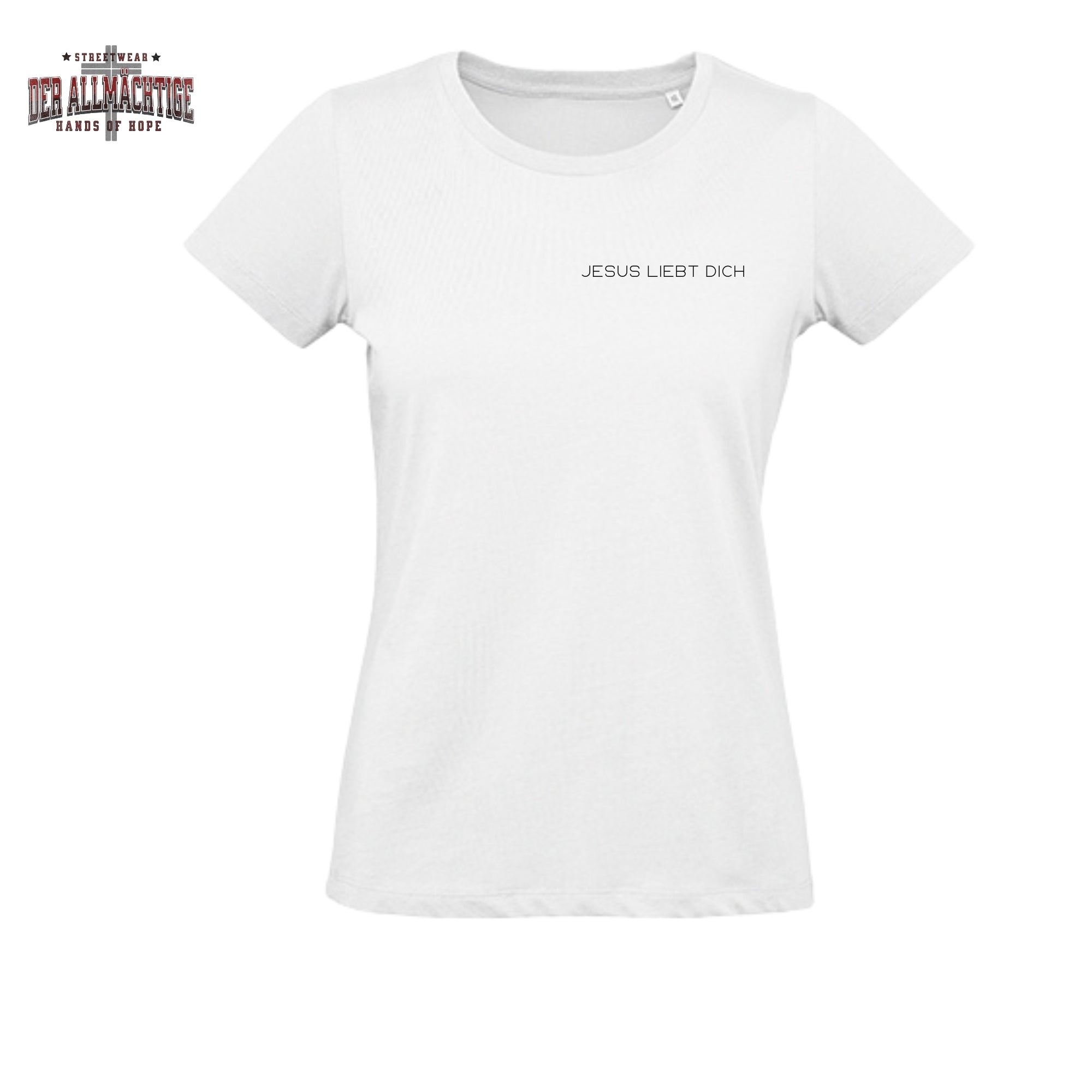 Jesus liebt dich Damen Premium Tshirt