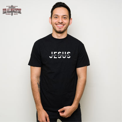 Jesus - they way. the trust. the life Herren Premium Tshirt