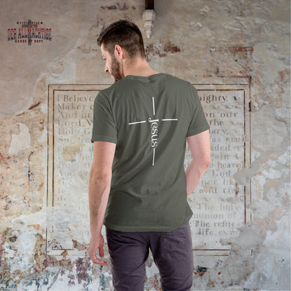 Jesus Kreuz Herren Premium Tshirt