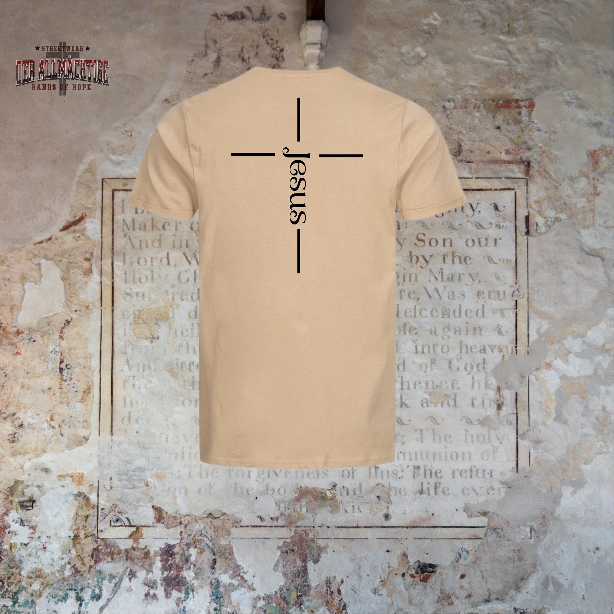 Jesus Kreuz Herren Premium Tshirt
