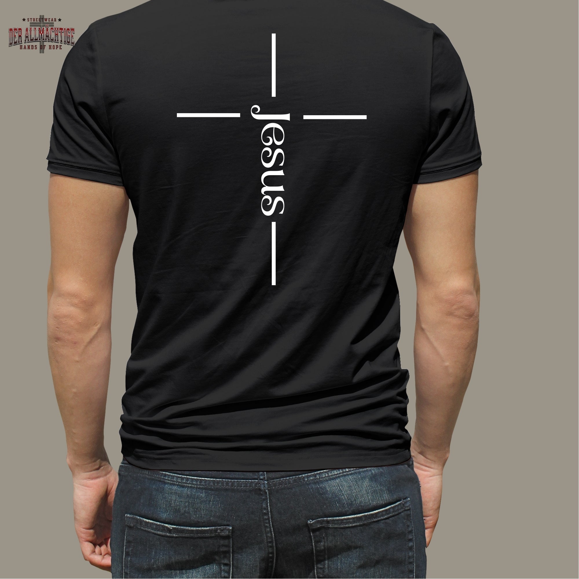 Jesus Kreuz Herren Premium Tshirt