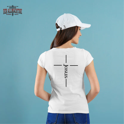 Jesus Kreuz  Damen Premium Tshirt
