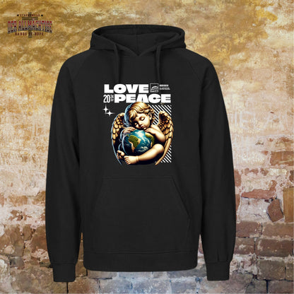 Peace & Love Herren Hoodie
