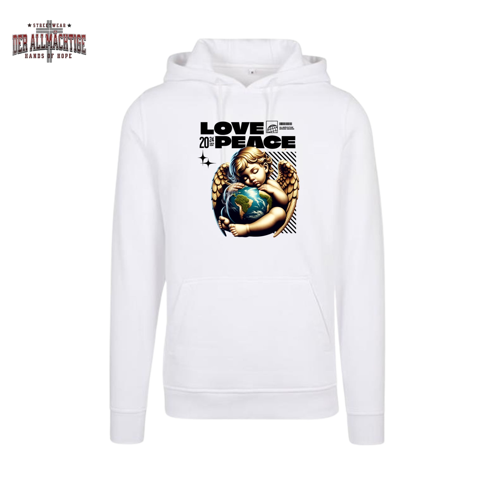 Peace & Love Damen Hoodie