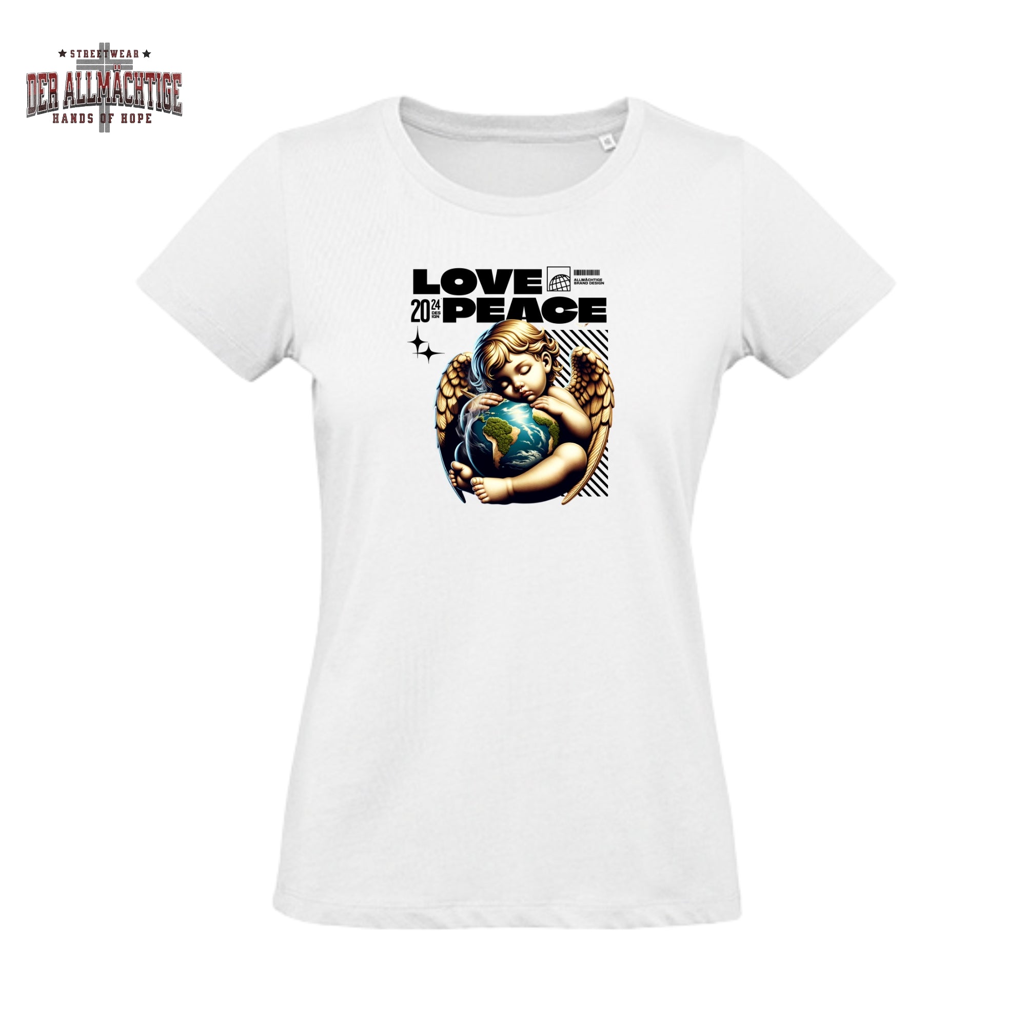 Peace & Love Damen Premium Tshirt