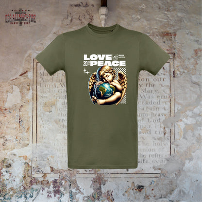 Peace & Love Herren Premium Tshirt