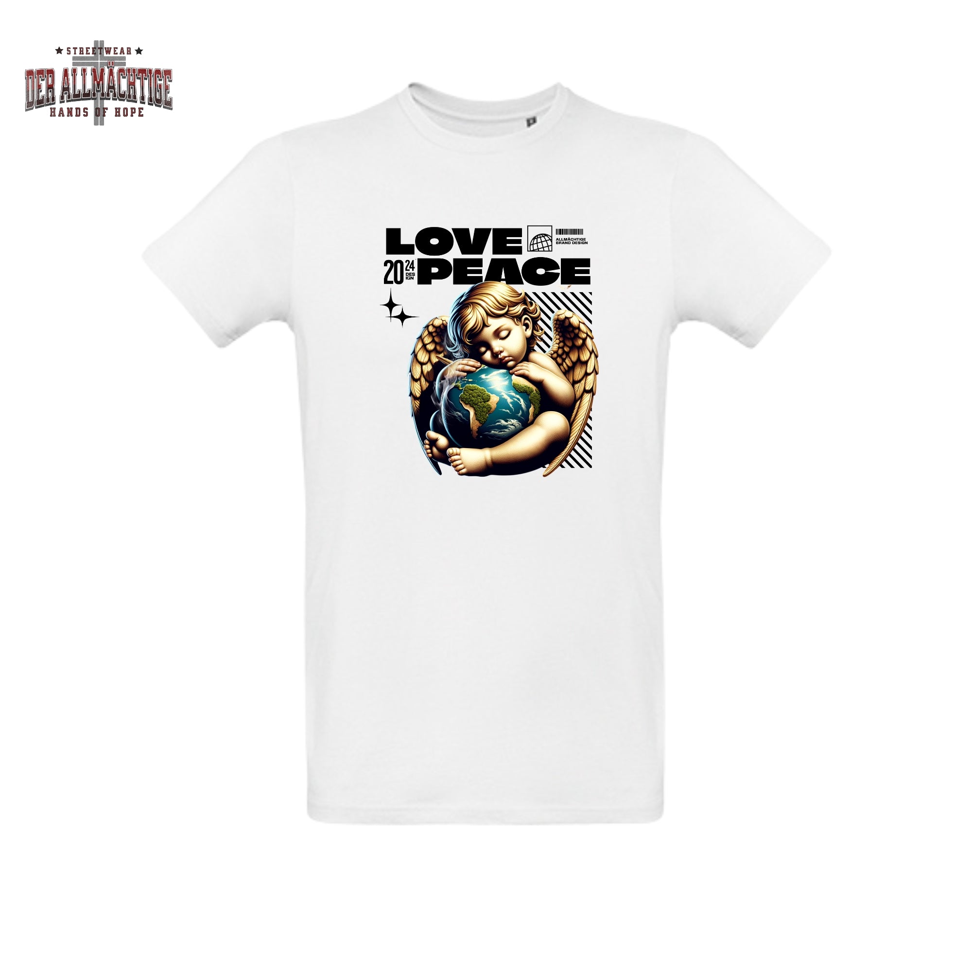 Peace & Love Herren Premium Tshirt