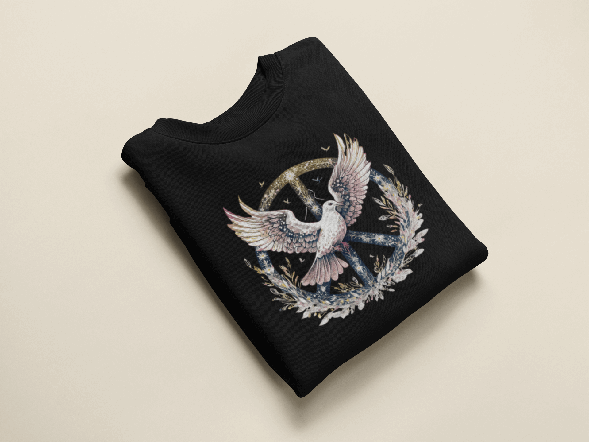 Peace Zeichen Herren Sweatshirt